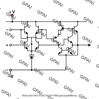 741 op amp internal block