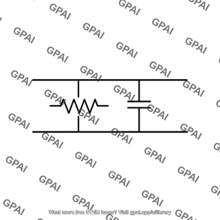 Parallel resistor capacitor load