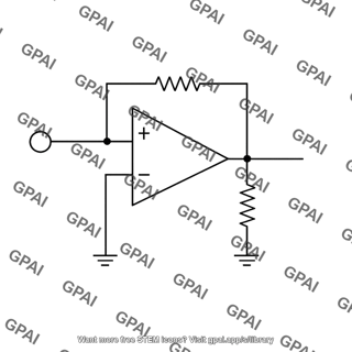 Noninverting op amp circuit