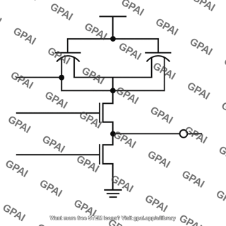 Two input cmos nand gate