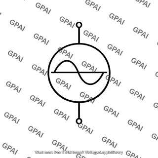 Input voltage source sine wave