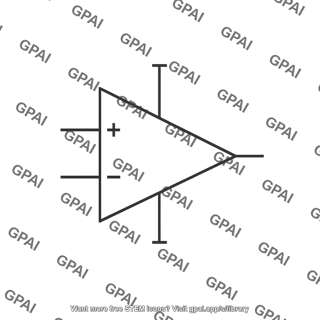 Operational amplifier symbol