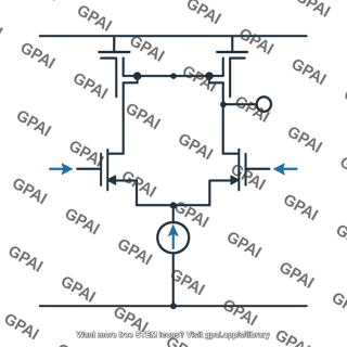 Mos differential amplifier active loaded