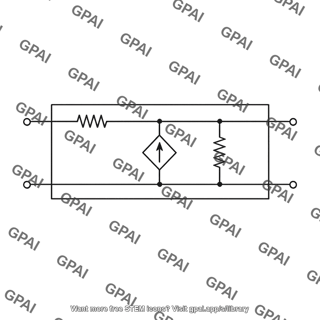 Transconductance amplifier equivalent circuit