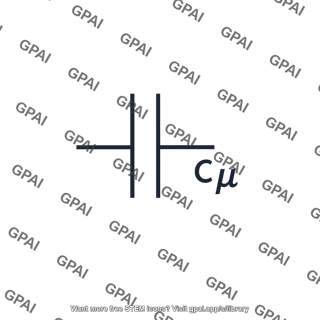 Capacitor c mu
