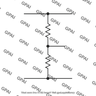 Voltage divider resistor network
