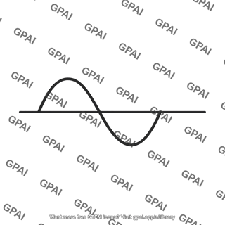 Output waveform sine clean