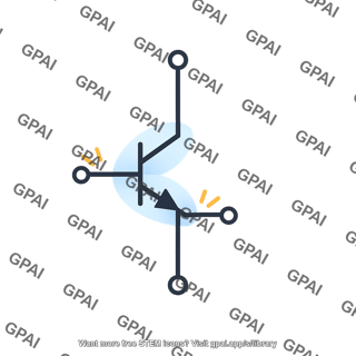 Saturated bipolar transistor