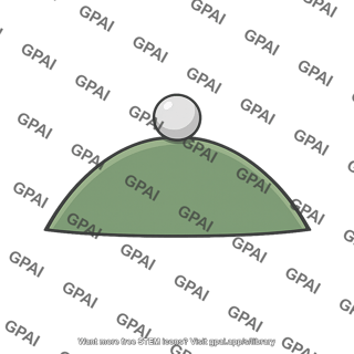 Ball on hill