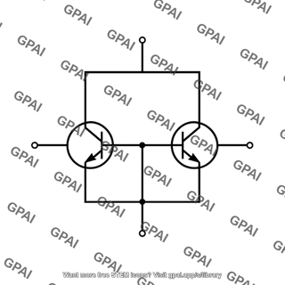 Compound npn transistor
