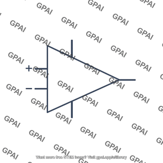 Internally compensated 741 op amp
