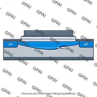 Mosfet saturation region cross section