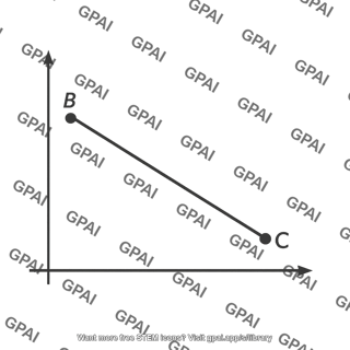Straight line segment bc