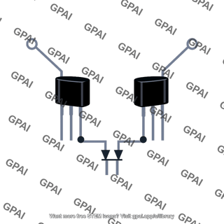 Bjt transistor differential pair