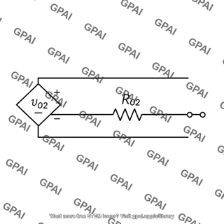 Thevenin equivalent circuit second stage