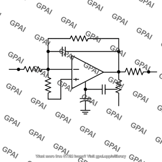Single amplifier biquad