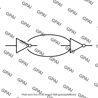 Cross coupled inverter pair