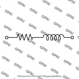 Series resistor inductor network