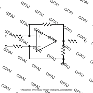 Difference amplifier