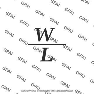 W over l ratio label