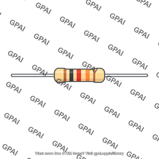 Voltage divider resistor axial