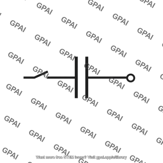 Capacitor open circuited