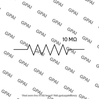 Resistor 10 megohm
