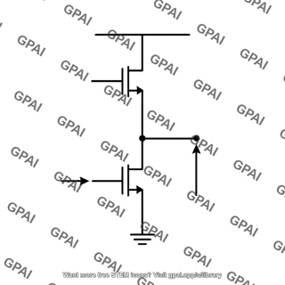 Mos differential half circuit
