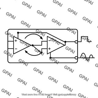 Astable multivibrator op amp rc dual output