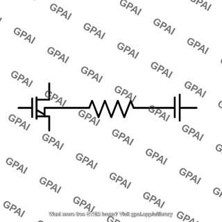 Transistor resistor capacitor circuit