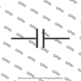 Capacitor schematic symbol