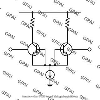 Differential amplifier bjt