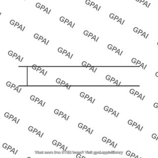 Parallel lines with connector