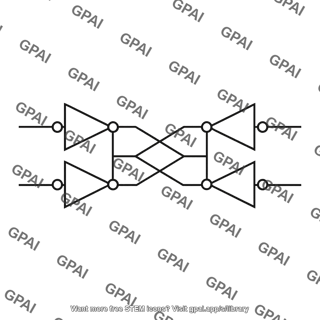 Cross coupled bistable circuit