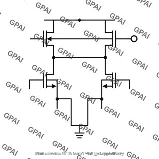 Current mirror loaded mos differential pair