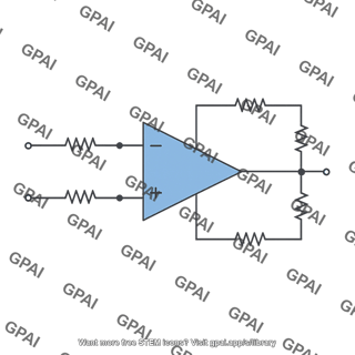 Difference amplifier op amp circuit