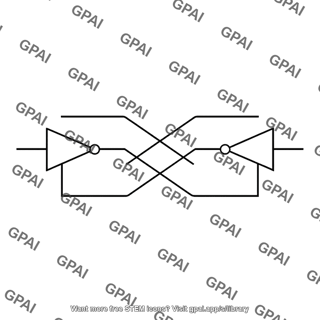 Cross coupled bistable circuit