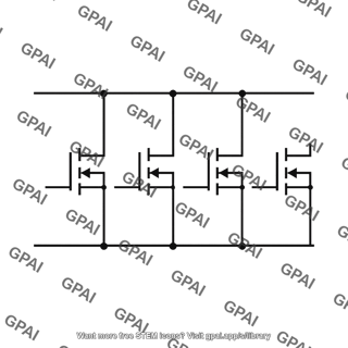 Parallel mosfet array