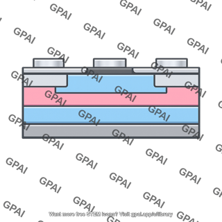 Vertical npn transistor
