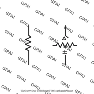 Resistor and thermistor symbols
