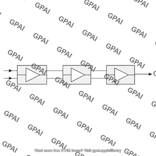 Three stage amplifier block diagram
