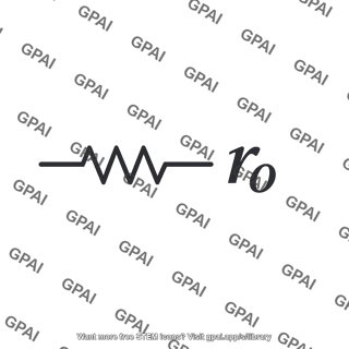 Output resistance label
