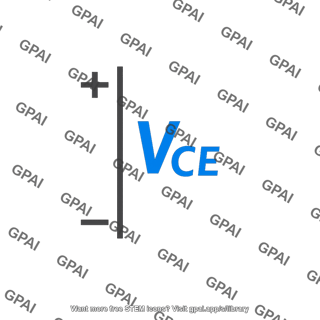 Collector emitter voltage symbol