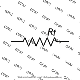 Feedback resistor rf