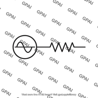 Signal source with source resistance
