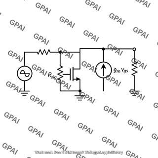 Common source mosfet amplifier midband equivalent circuit