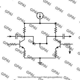 Differential amplifier generic schematic