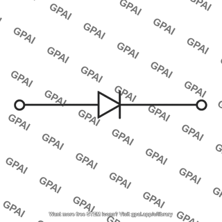 Half wave rectifier diode only block