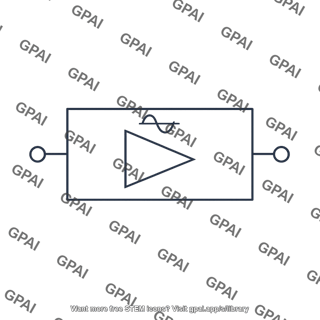 High frequency amplifier rectangular