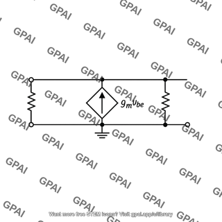 Small signal equivalent common emitter